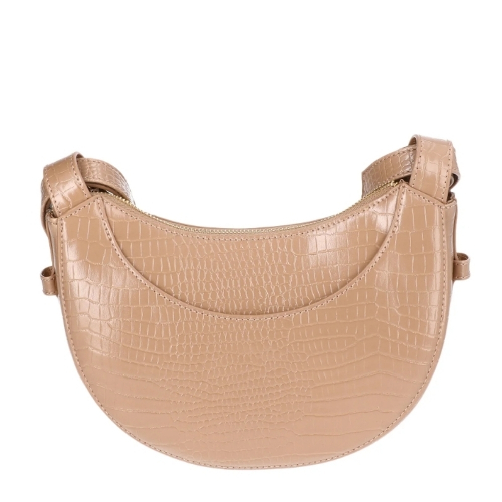 Time And Tru Tan Crocodile Crossbody Bag - Picture 2 of 9